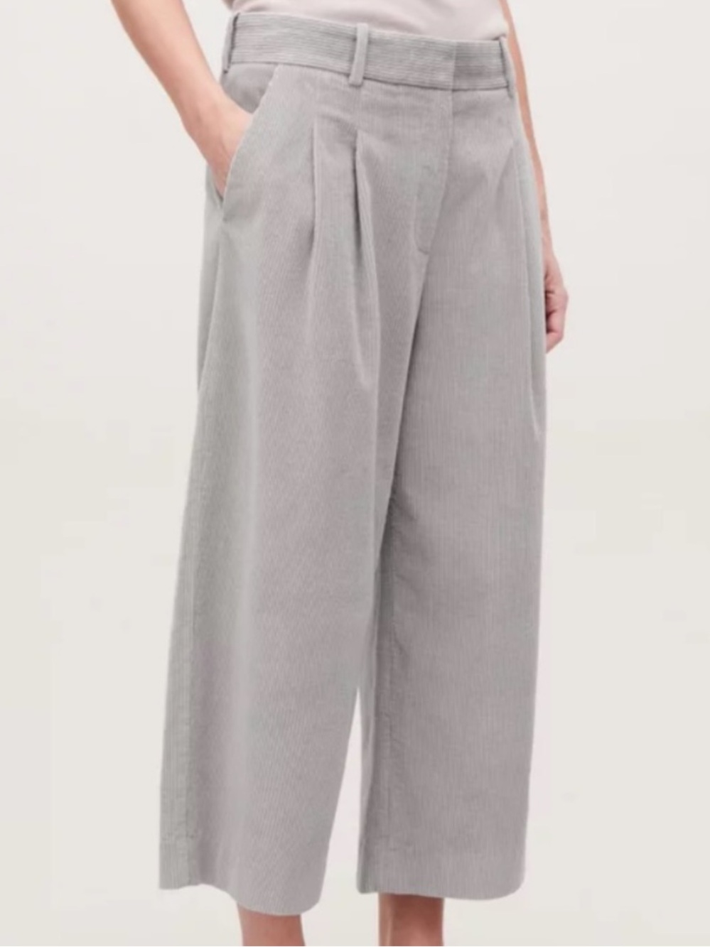 COS Wide Leg Corduroy Trousers Size 2